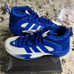 adidas Blue and‎ White Athletic Shoes